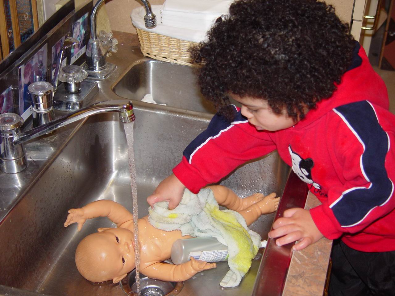 d washes baby