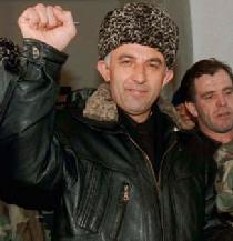 President of Chechnya Aslan Maskhadov