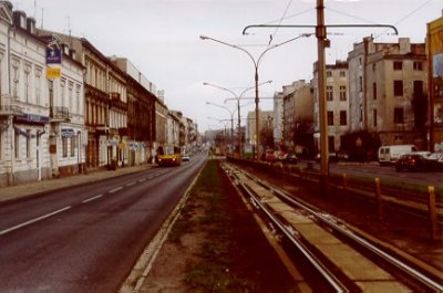 Lodz Zachodnia Street