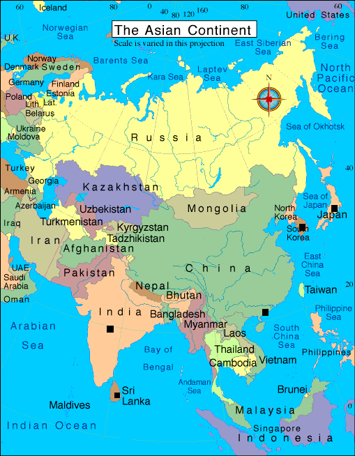 Asian republic to the north of bangladesh and india