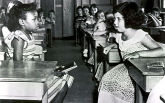 Picture of desegregated classroom