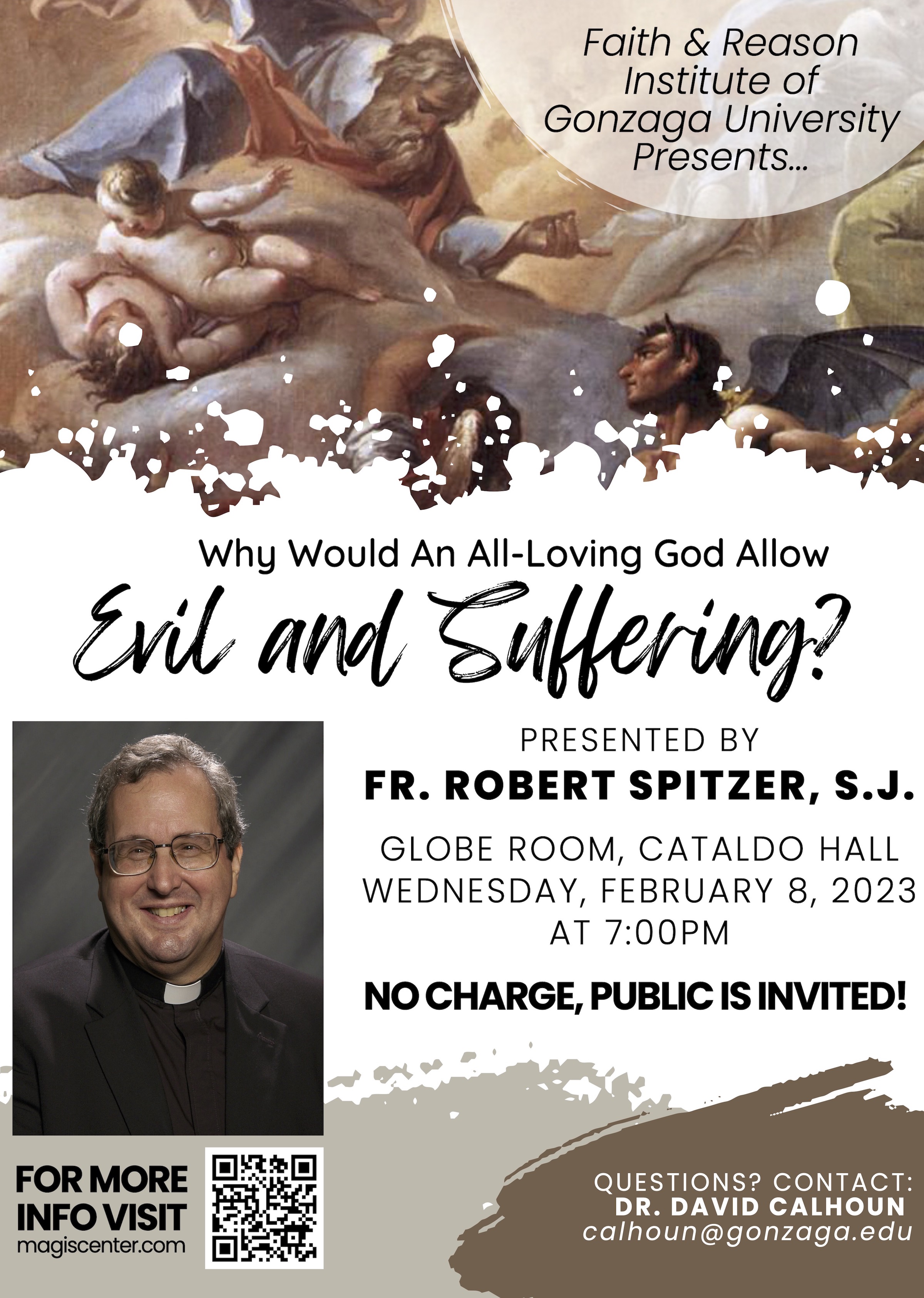 Spitzer Evil and Suffering flyer