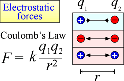 Coulomb's Law for electrostatic forces